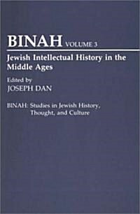 Jewish Intellectual History in the Middle Ages (Paperback)