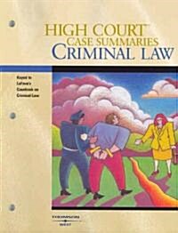 High Court Case Summaries on Criminal Law (Paperback, 3rd)