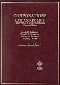 Materials and Problems on Corporations: Law, and Policy (Other, 4th)