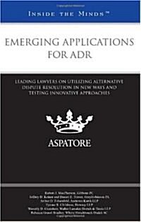 Emerging Applications for Adr (Paperback)