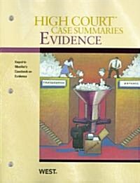 High Court Case Summaries on Evidence (Paperback, 6th)