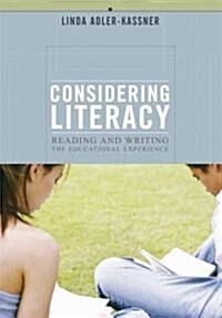 Considering Literacy (Paperback)