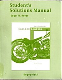 Student Solutions Manual for College Algebra (Paperback, 4)