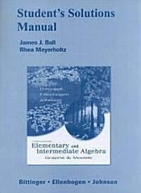 Elementary and Intermediate Algebra (Paperback, 3rd, Student, Solution Manual)