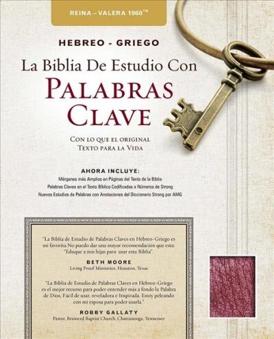 The Hebrew-Greek Key Word Study Bible Spanish Edition: Reina-Valera 1960 Edition Bonded Burgundy (Bonded Leather)