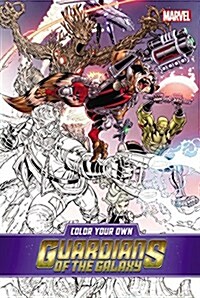 Color Your Own Guardians of the Galaxy (Paperback)