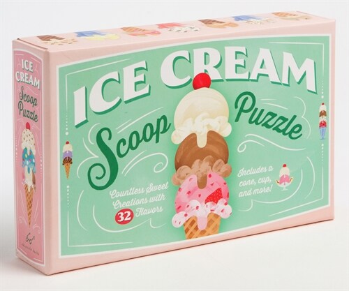 Ice Cream Scoop Puzzle: Countless Sweet Creations with 32 Flavors (Board Games)