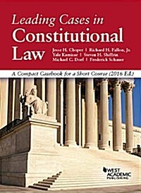 Leading Cases in Constitutional Law (Hardcover, New, Compact)