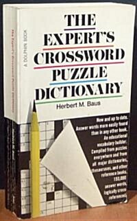 The Experts Crossword Puzzle Dictionary (Paperback)