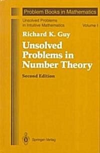 Unsolved Problems in Number Theory (Hardcover, 2nd, Subsequent)