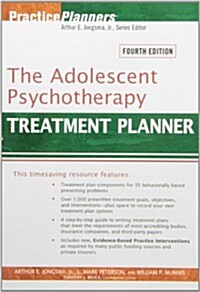 The Adolescent Psychotherapy Treatment Planner: Practice Planners [With The Child Psychotherapy Treatment Planner] (Paperback, 4th)