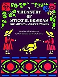 A Treasury of Stencil Designs for Artists and Craftsmen (Paperback)