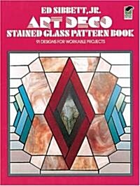 Art Deco Stained Glass Pattern Book (Paperback)