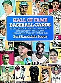Hall of Fame Baseball Cards: 92 Collectors Cards Authentically Reproduced in Full Color (Paperback)
