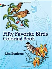 Fifty Favorite Birds Coloring Book (Paperback)