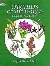 Orchids of the World Coloring Book (Paperback)