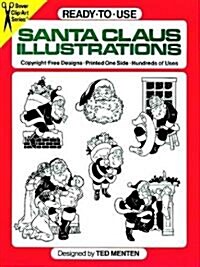 Ready-To-Use Santa Claus Illustrations (Paperback)