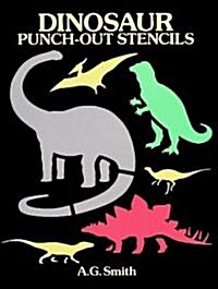 Dinosaur Punch-Out Stencils (Paperback)
