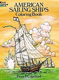 American Sailing Ships Coloring Book (Paperback)