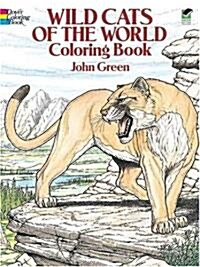 Wild Cats of the World Coloring Book (Paperback)