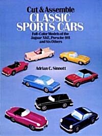 Cut and Assemble Classic Sports Cars (Paperback)