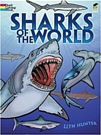 Sharks of the World Coloring Book (Paperback)