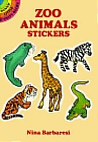 Zoo Animals Stickers (Paperback)