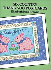 Six Country Thank You Postcards (Paperback)