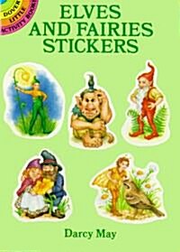 Elves and Fairies Stickers: 24 Pressure-Sensitive Designs (Paperback)