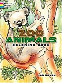 Zoo Animals Coloring Book (Paperback)