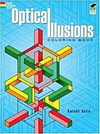 Optical Illusions Coloring Book (Paperback)