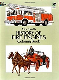 History of Fire Engines Coloring Book (Paperback)
