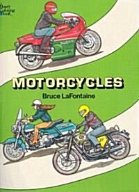 Motorcycles Coloring Book (Paperback)