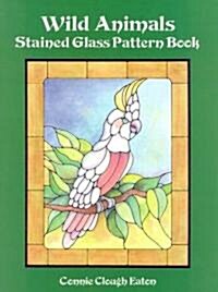 Wild Animals Stained Glass Pattern Book (Paperback)