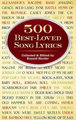 500 Best-Loved Song Lyrics (Paperback)