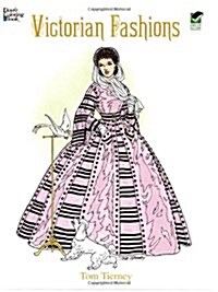 Victorian Fashions Coloring Book (Paperback)
