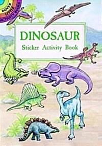 Dinosaur Sticker Activity Book (Paperback)