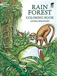 [중고] Rain Forest Coloring Book (Paperback)