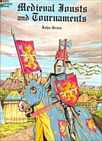 Medieval Jousts and Tournaments Coloring Book (Paperback)