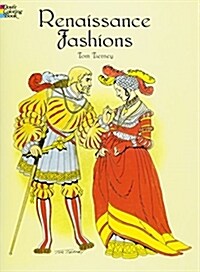 Renaissance Fashions Coloring Book (Paperback)