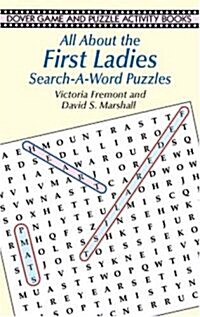 All About the First Ladies Search-A-Word Puzzles (Paperback)