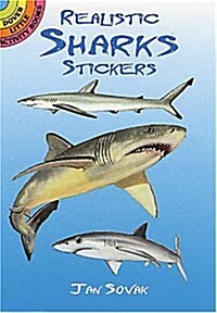 Realistic Sharks Stickers (Paperback)