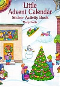 Little Advent Calendar Sticker Activity Book (Paperback)