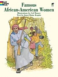 Famous African-American Women Coloring Book (Paperback)