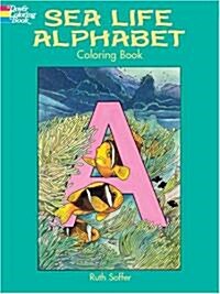 Sea Life Alphabet Coloring Book (Paperback)