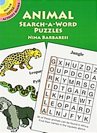 Animal Search-A-Word Puzzles (Paperback)