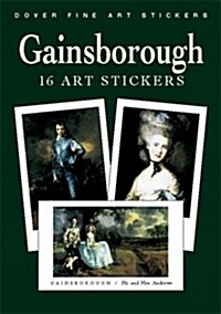 Gainsborough: 16 Art Stickers (Paperback)