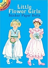 Little Flower Girls Sticker Paper Dolls (Novelty)