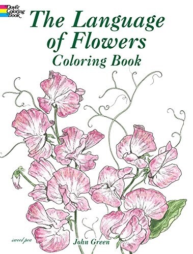The Language of Flowers Coloring Book (Paperback)