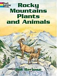 Rocky Mountain Plants and Animals Coloring Book (Paperback)